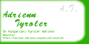 adrienn tyroler business card